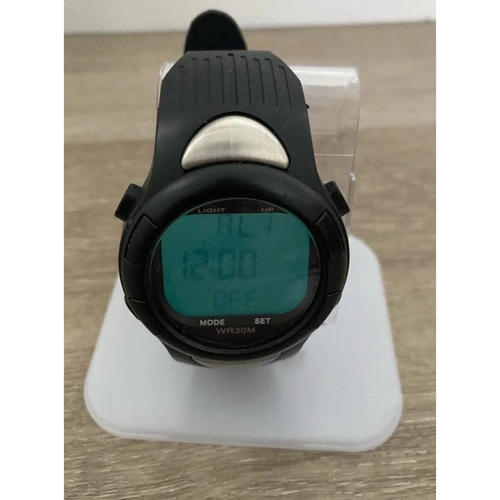 Medline Heart Rate Monitor Watch -Black Model (WR30M ) Working